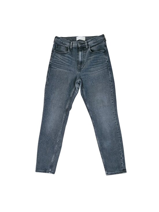 Everlane Denim - Everlane The Mid-Rise Skinny Stretch Jeans Womens Size 27 Black Denim Ankle